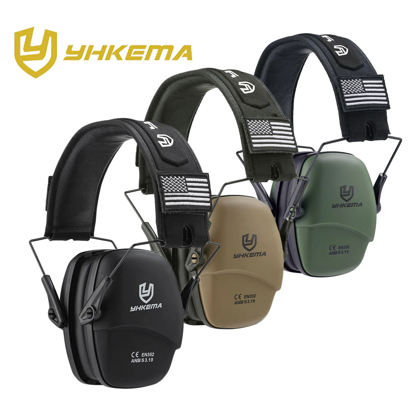 Earmuffs Foldable - Orejera táctica pasiva para disparar al