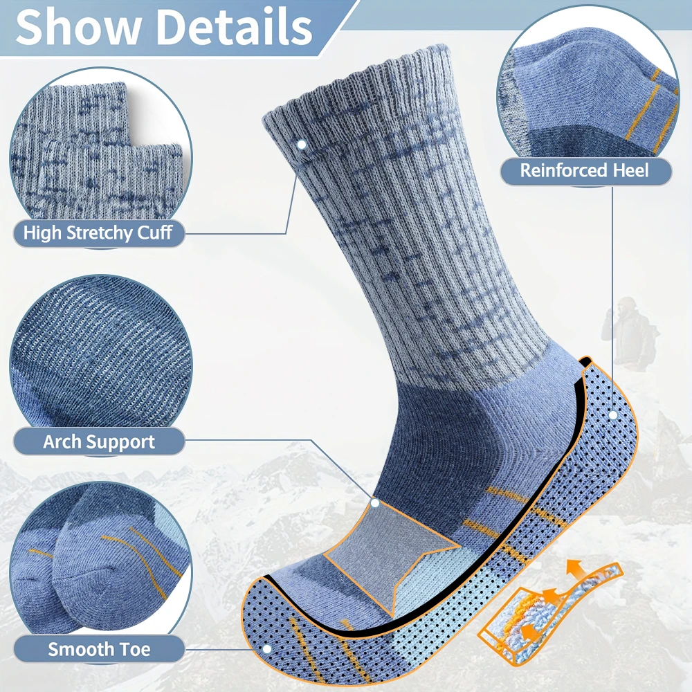 5 pares de calcetines de lana  - Thermal Sock Wool reseña y precio
