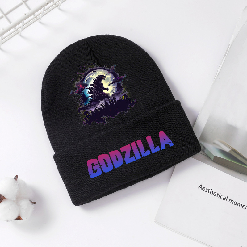 Gorro de punto Godzilla para i - Knit Beanie Hat Warm reseña y precio